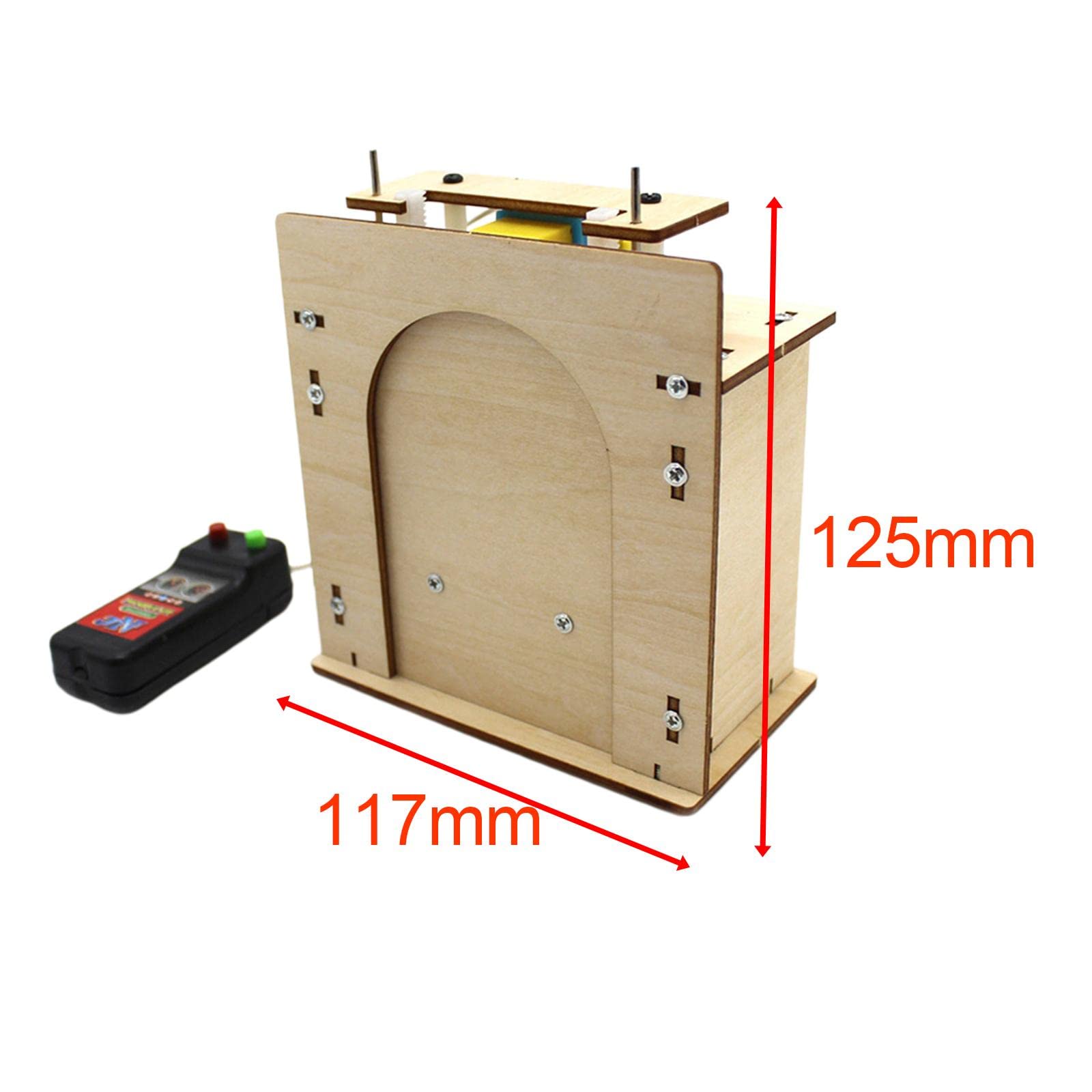 Juego de 10 kits de madera para puerta de ascensor de madera para experimentos científicos para niños de 6 a 12 años