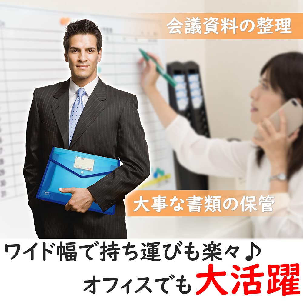 ファイルケース　オフィス用 Amazon | SANNIX 20個 ジッパー式ファイル袋 A4 メッシュケース
