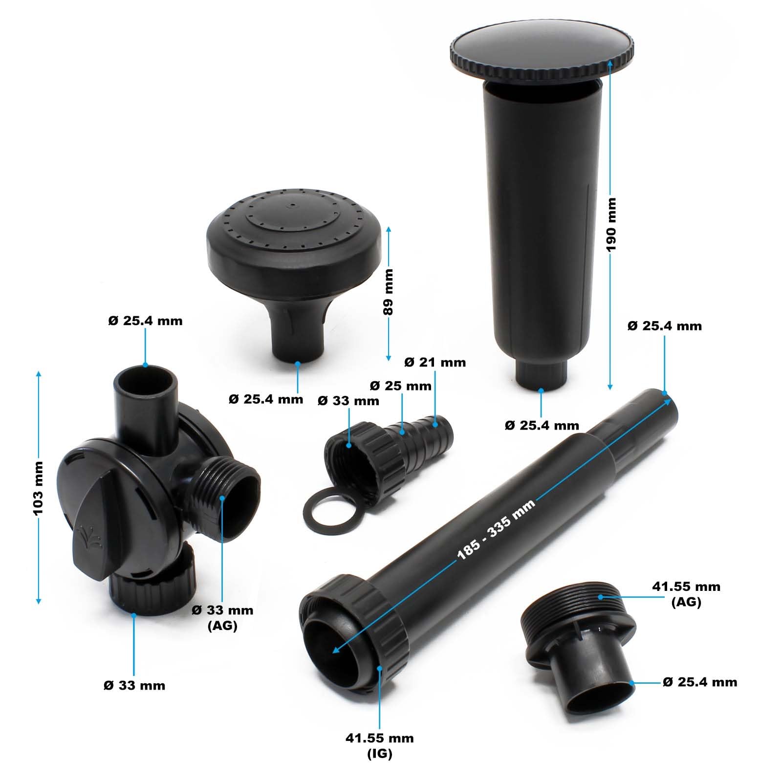 Wiltec – Pompe fontaine bassin avec filtre et UV 11W – Débit 5200 l/h – Hauteur de refoulement max 4,8 m – Éponge filtrante incluse - CUF-5800 Wiltec – Pompe fontaine bassin avec filtre et UV 11W – Débit 5200 l/h – Hauteur de refoulement max 4,8 m – Éponge filtrante incluse - CUF-5800