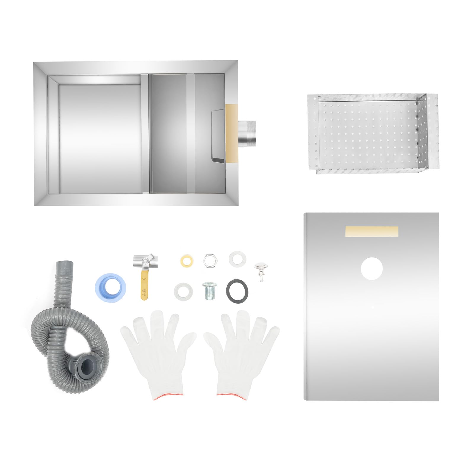 Séparateur d'huile en acier inoxydable, séparateur de graisse industriel, collecteur de graisse gastronomique et séparateur de graisse de grand volume pour les cuisines et les domaines similaires