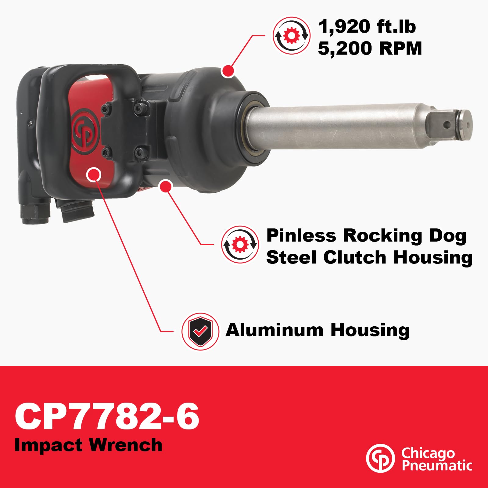 CHICAGO PNEUMATIC TOOL COMPANY CP7782-6 1 IMPACT WRENCH