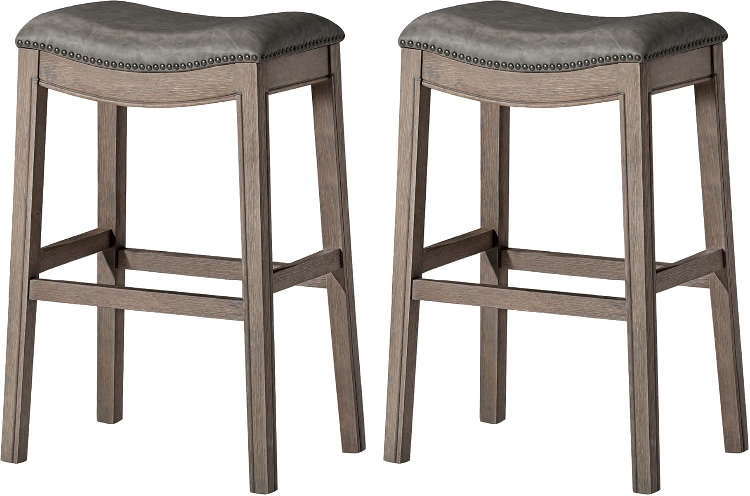 Maven Lane Adrien Backless Bar Stool