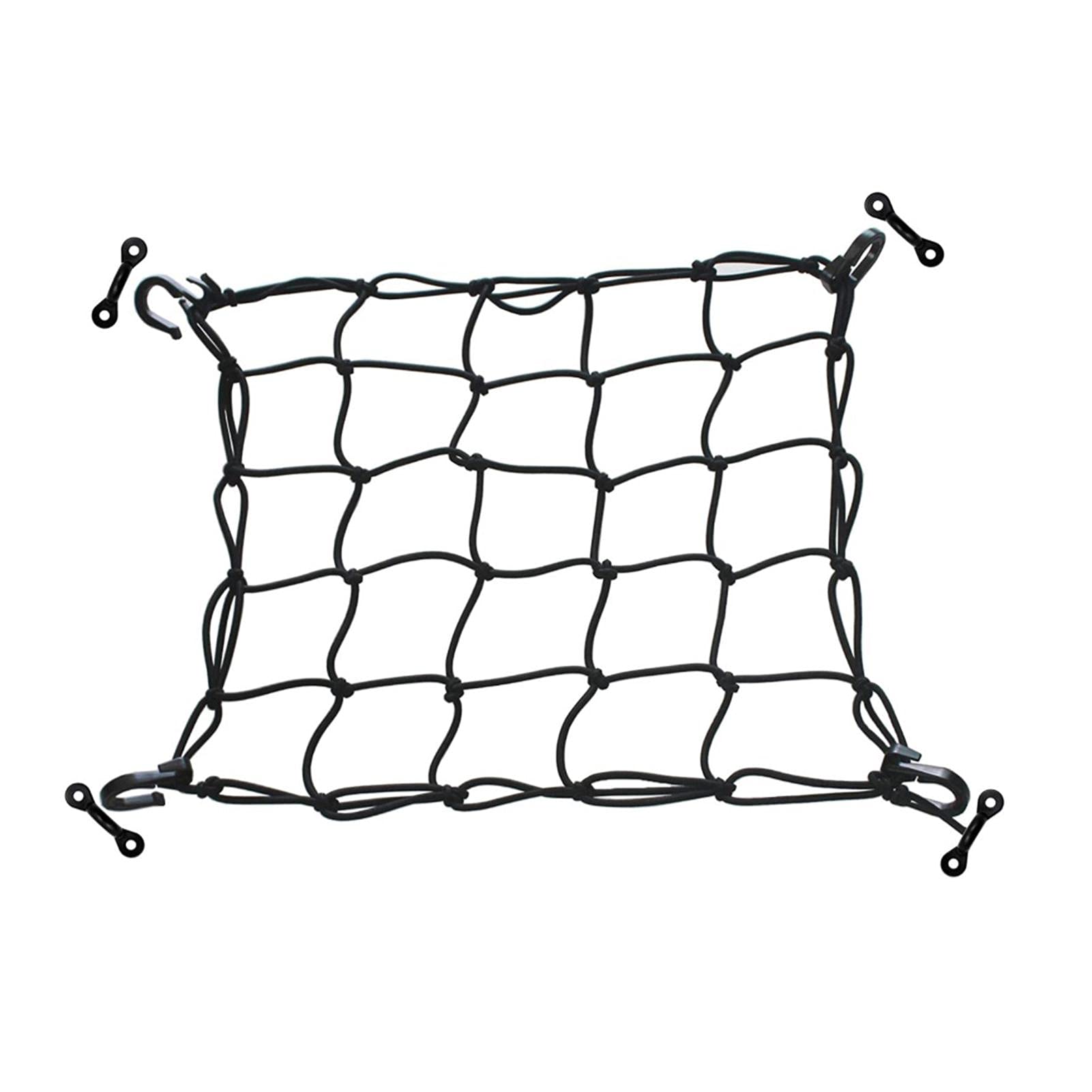 Kayak Deck Cargo Net, Kayak Net Stand Up Paddle Board Cargo Net Paddle Board Cargo Net Elastic Net Rope Hook Deck Rigging Set for Kayak Maintenance and