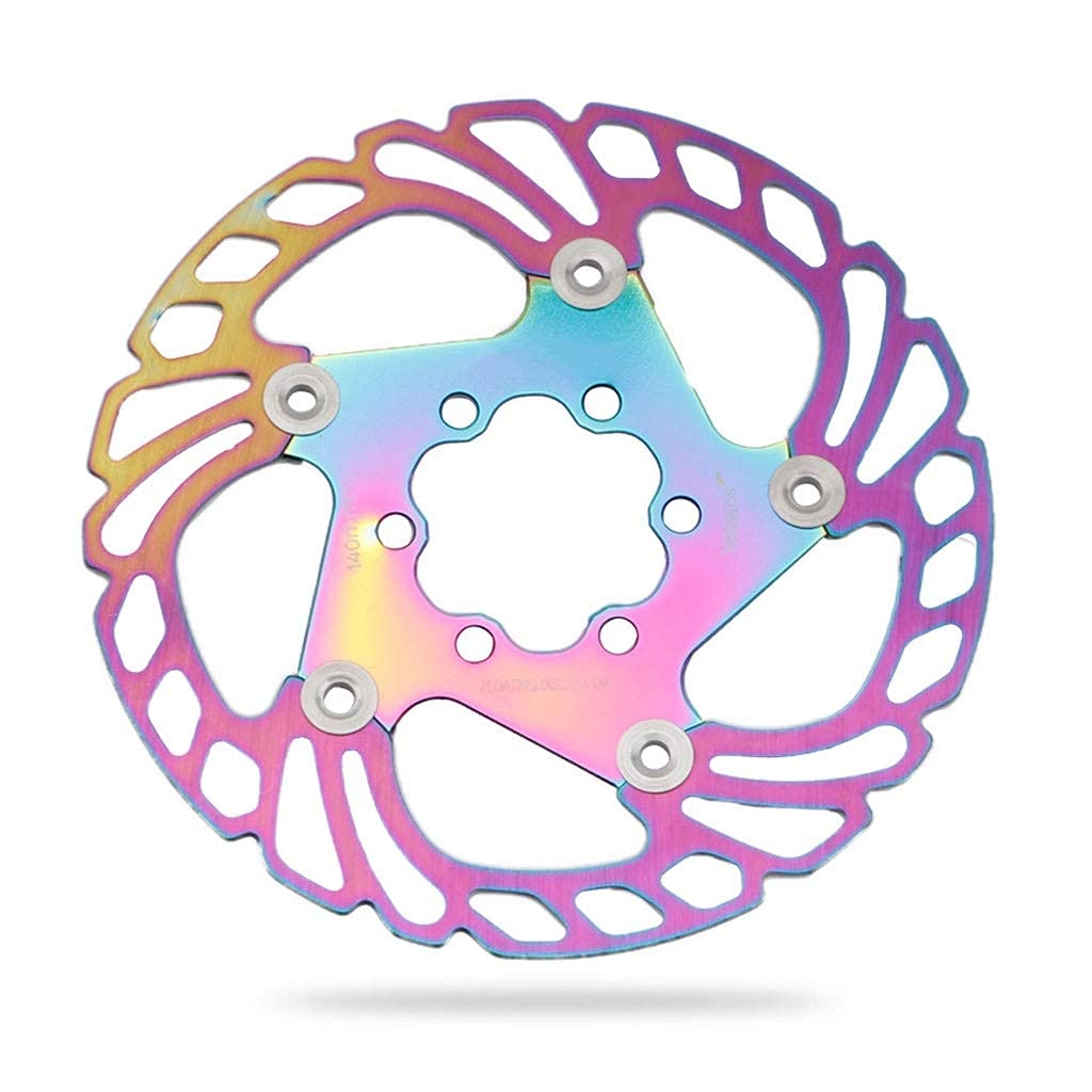 Rotor Flottant de Frein à Disque de vélo de VTT 180mm / 203mm en Acier Inoxydable 6 Trous - coloré