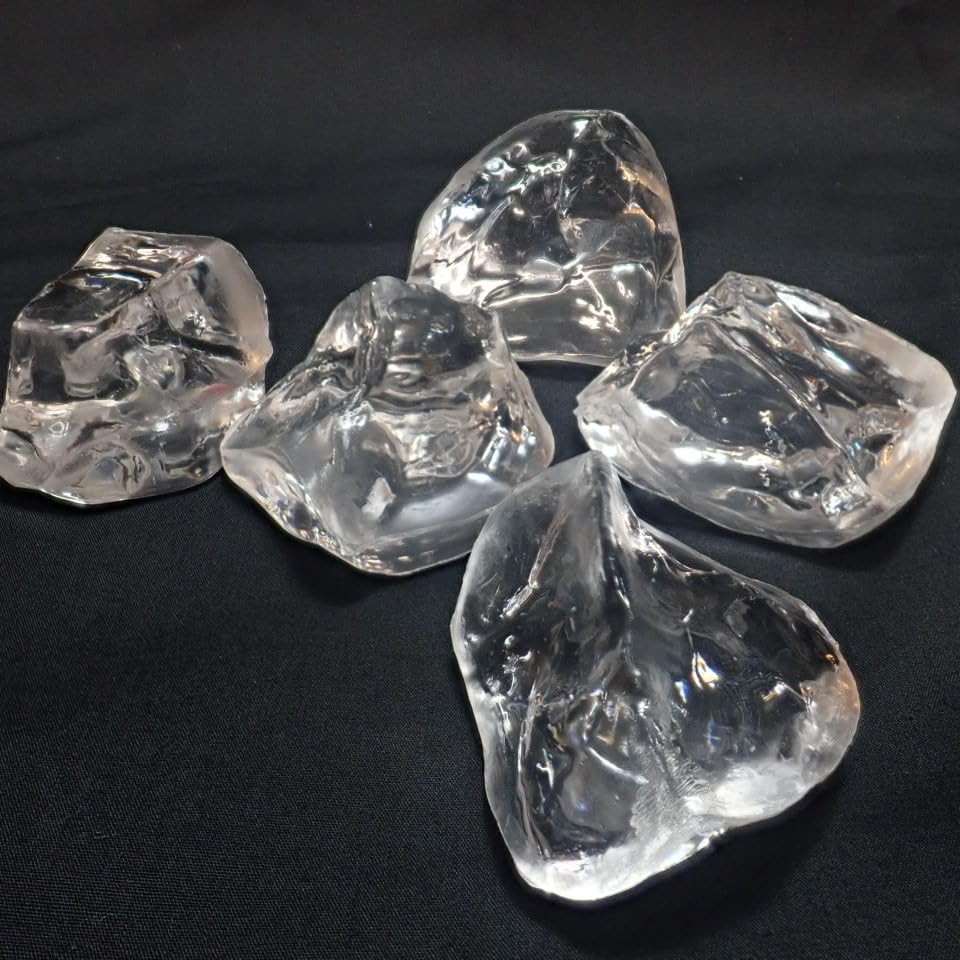 超希少 撮影用♪高透明 アクリル氷 アクリルロックアイス イミテーションアイス Amazon.co.jp: アクリルロックアイス8cm約180g（国内製