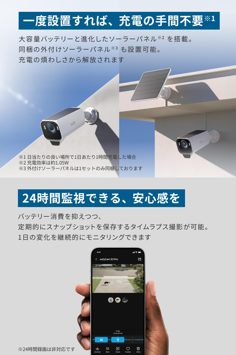 Amazon.co.jp: Anker Eufy (ユーフィ) eufyCam S3 Pro 2-Cam Kit（屋外