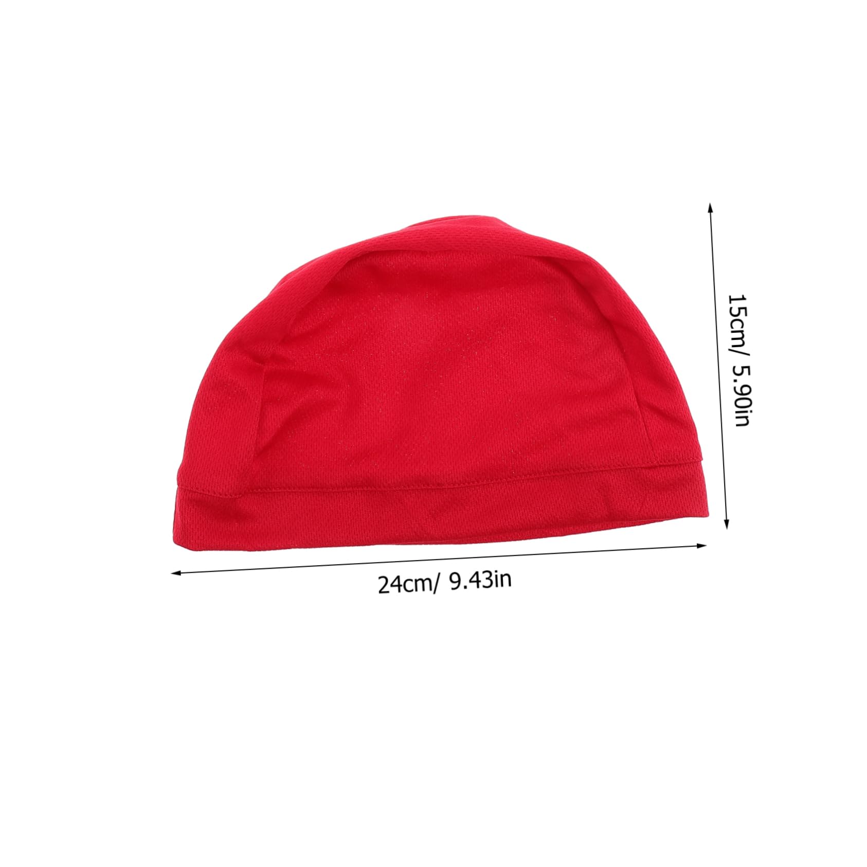 minkissy 2pcs Breathable Beanie Sun Cap for Cycling and Motorcycling Quick-Dry Helmet Liner for Men and Women All-Purpose Outdoor Sports Headwear Comfortable and Design Red