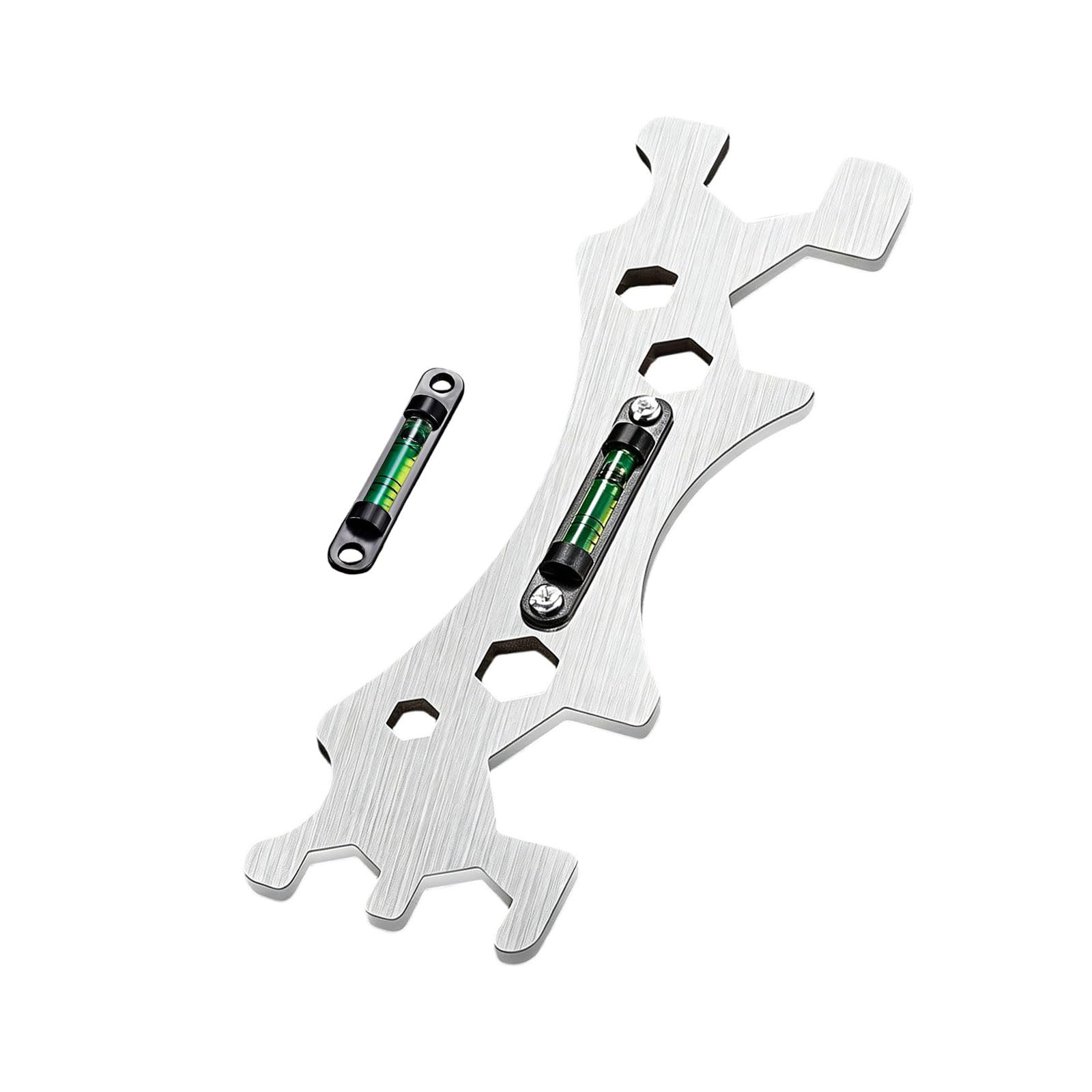 ZBIianxer Multipurpose Faucet Wrench Tool Plumbing Tool Metal Spanner for Tight Space Kitchen Bathroom Home Stainless Steel Bathroom Wrench