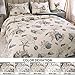 Coastal Quilts Queen Size, 3-Piece Starfish Shell Pattern Queen Beach Themed Bed Spreads, Soft Cotton Coastal Quilt Set with Pillowcases, All Seasons Quilt Bedding Set, 90x98 Inch