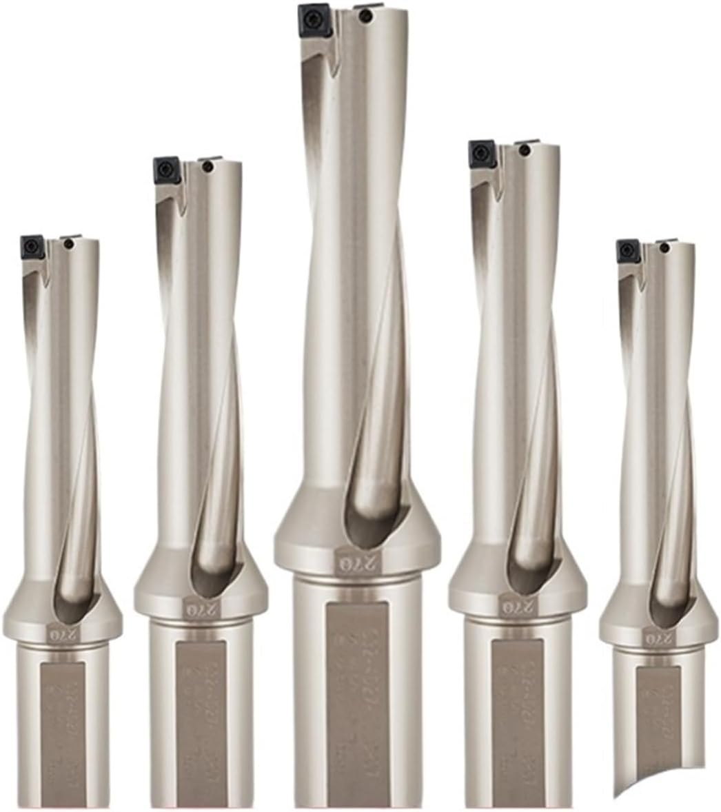 Indexable Drill Bit 1pcs SP Series Drill Bites Insert Metal Bits 20/25/32/40 Depth 5D Indexable U Machinery Lathes CNC Water(C25-21-SP06)