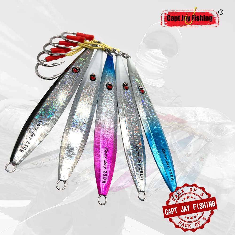 Capt Jay 60g Fishing Saltwater Jigs Speed Jigging Slow Jigging Pitching - View #6