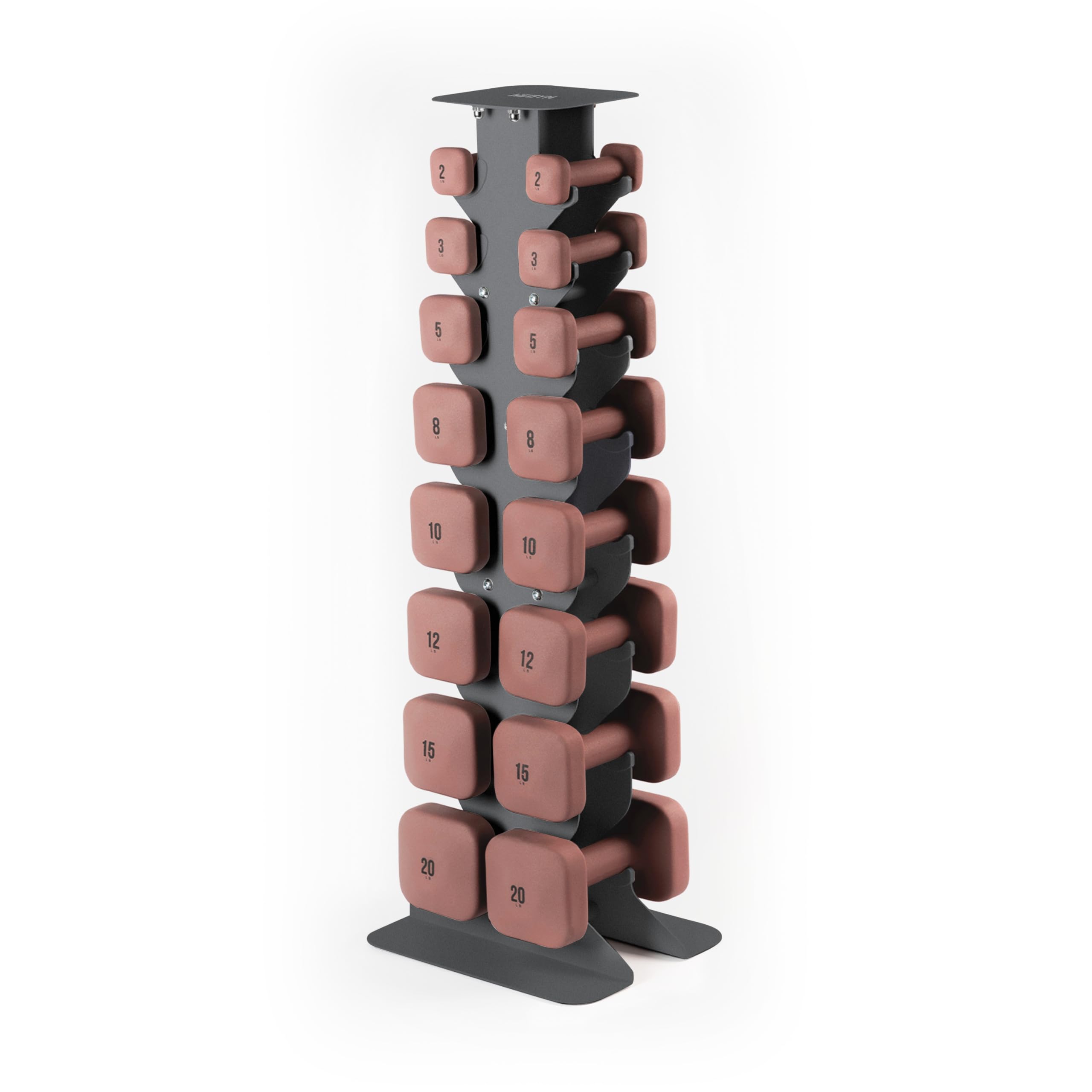 WeGym SafeGrip Square Dumbbells with Anti-Slip Handles Safe Weight Lifting Equipment for Home Gym Aesthetic Dumbbell Sets Complete