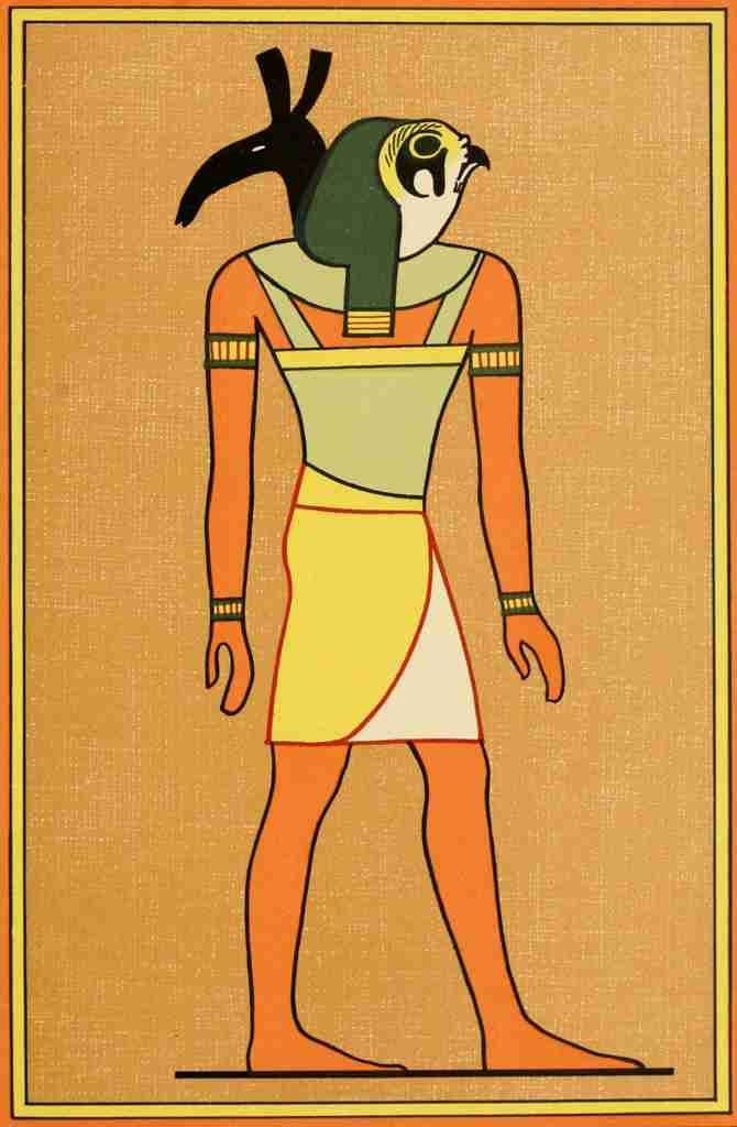 A4 Photo The Gods of the Egyptians 1904 The dual god Horus Set Print Poster