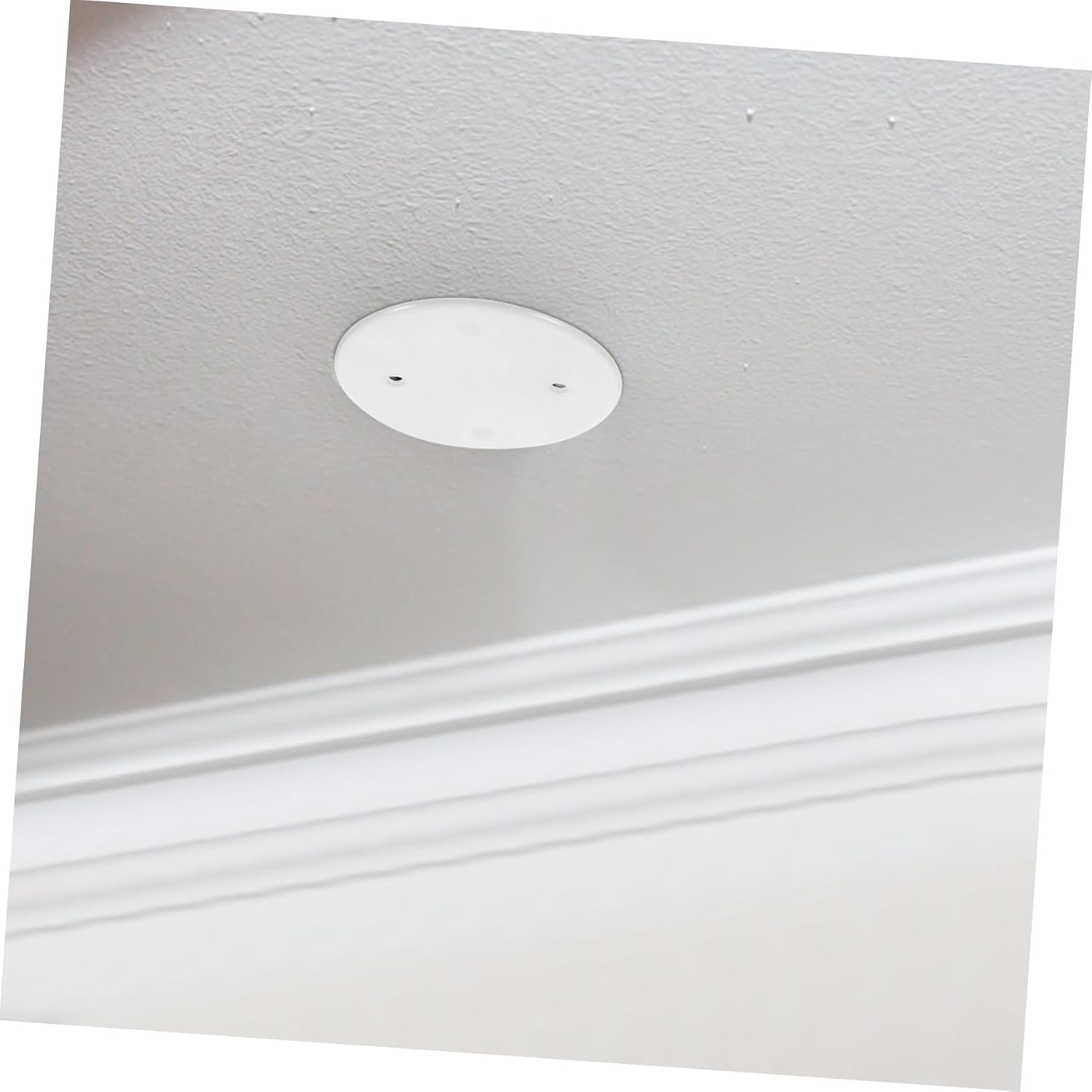Uonlytech 300pcs Round Blank Cover Plates for Electrical Outlets Wall Protector Easy Installation Ceiling Socket Lightweight Design for Home Use