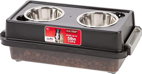 Miniatura 9 de IRIS USA Inc Elevated Feeder with Airtight Storage