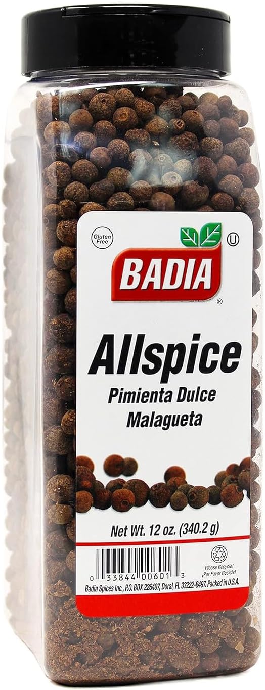 Allspice Whole, 12 oz โ Warm & Fragrant Spice with Notes of Cinnamon, Nutmeg & Clove โ Perfect for Baking, Cooking & Pickling