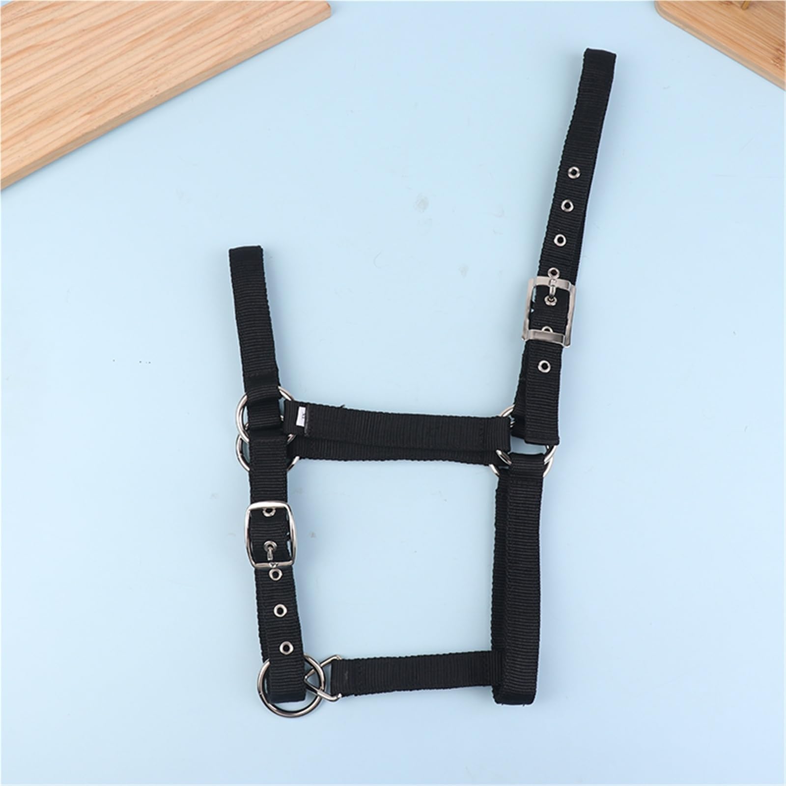 Cavezza Per Cavallo XS SL XL Fettuccia in nylon regolabile Cavezza for cavallo equestre Abbigliamento da equitazione ergonomico e confortevole(XL)