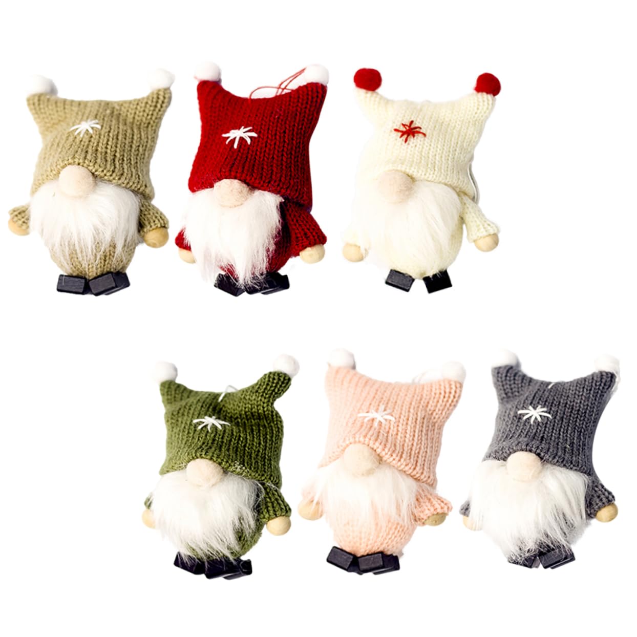 18 STK Weihnachtsbehänge Spirit Weihnachten weihnachtsdeko Weihnachtsschwedische Gnomenpuppe nordische Figur des skandinavischen Gnoms Christbaumschmuck Weihnachtshandwerk
