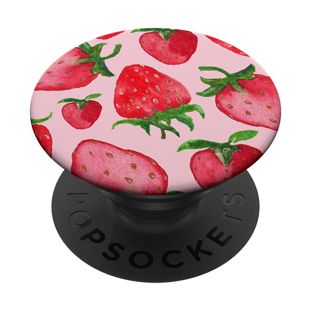 Pop Sockets Grip Stand Strawberry PopSockets Adhesive PopGrip