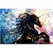 SWEETHOMEDECO 5D DIY Diamond Painting ， Diamond Painting Full Drill ，Unicorn Big Canvas 15.7"x19.6", 34 Colors Round Diamond