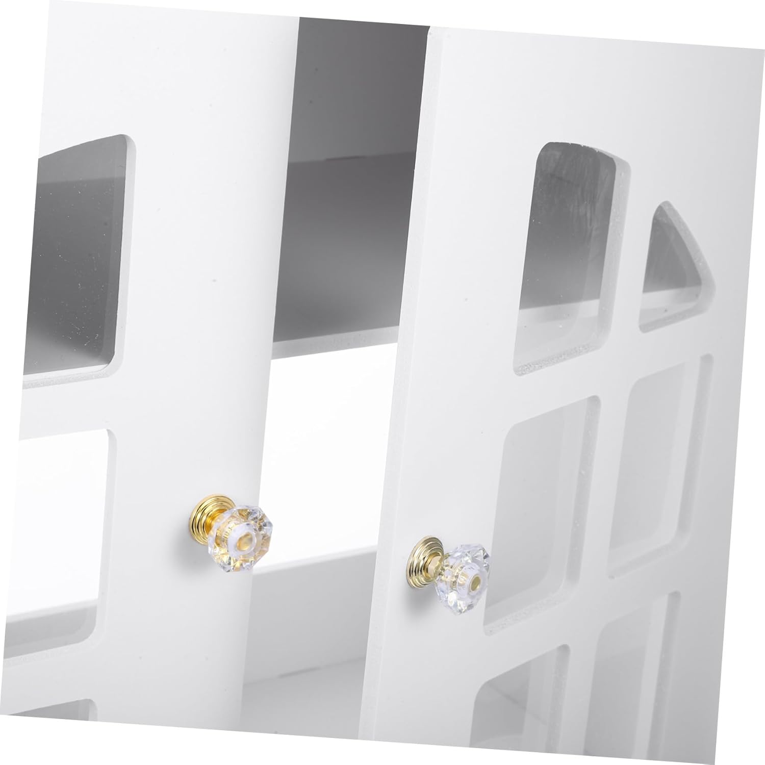 Wall-Mounted Bathroom Cabinet Organizer with Double Doors Vintage Cosmetic Storage Shelf for Toilet Area Multifunctional Space-Saving Locker Shelf