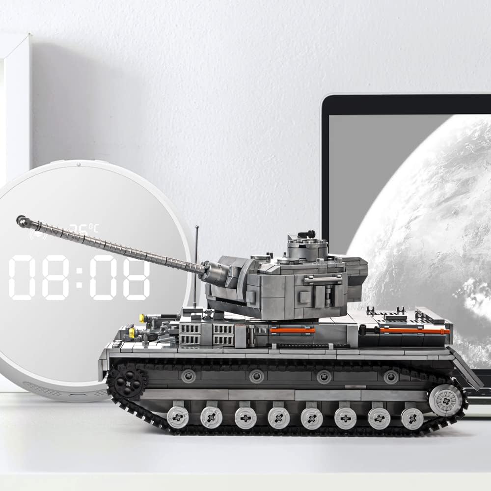 DAHONPA Panzer-Ⅳ Tank Army Building Block(1328 PCS),WW2 Military Historical Collection Model with Soldier Figures,Toys Gifts for Kid and Adult.