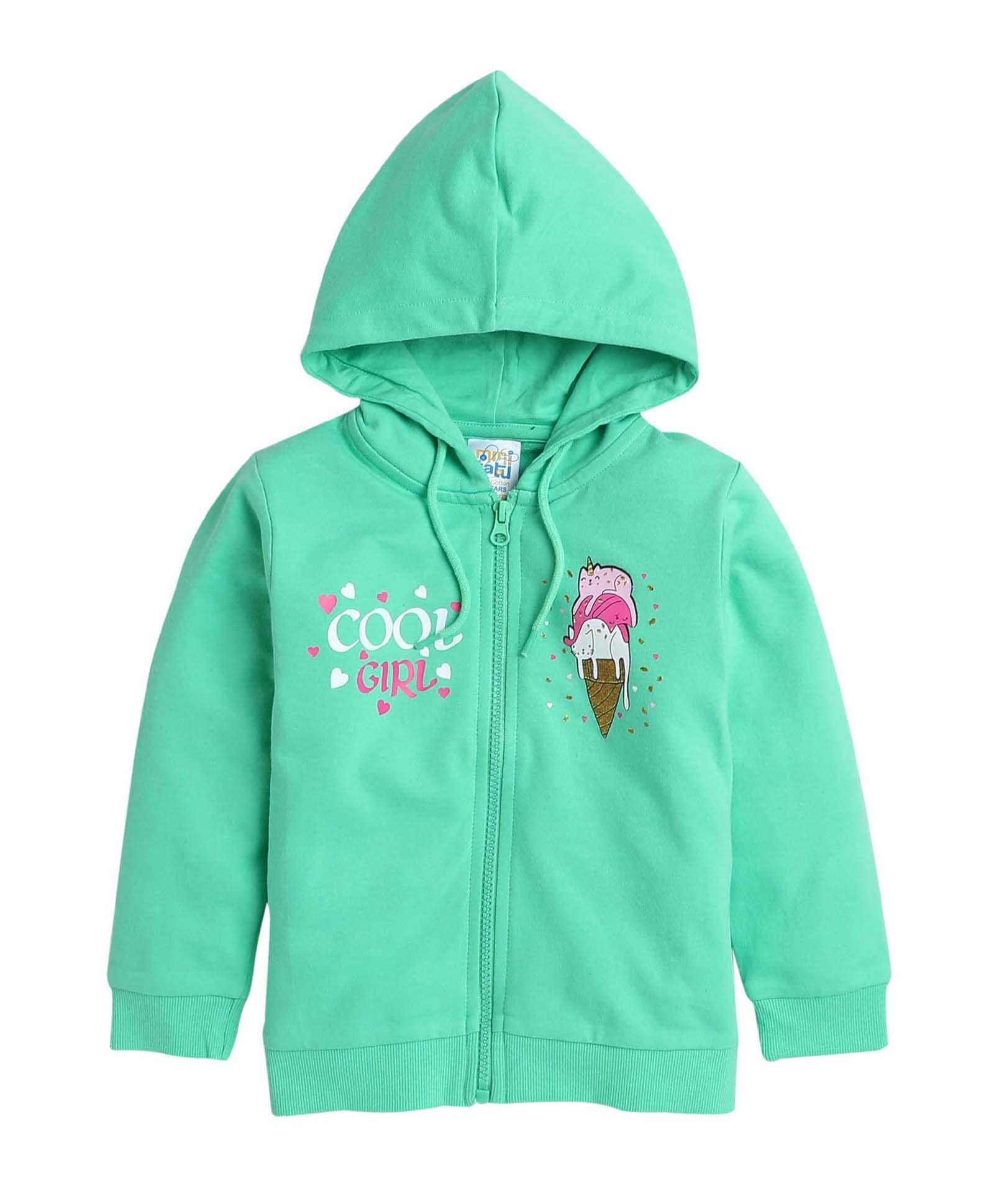 MINITATU Girls Hooded Sweatshirt