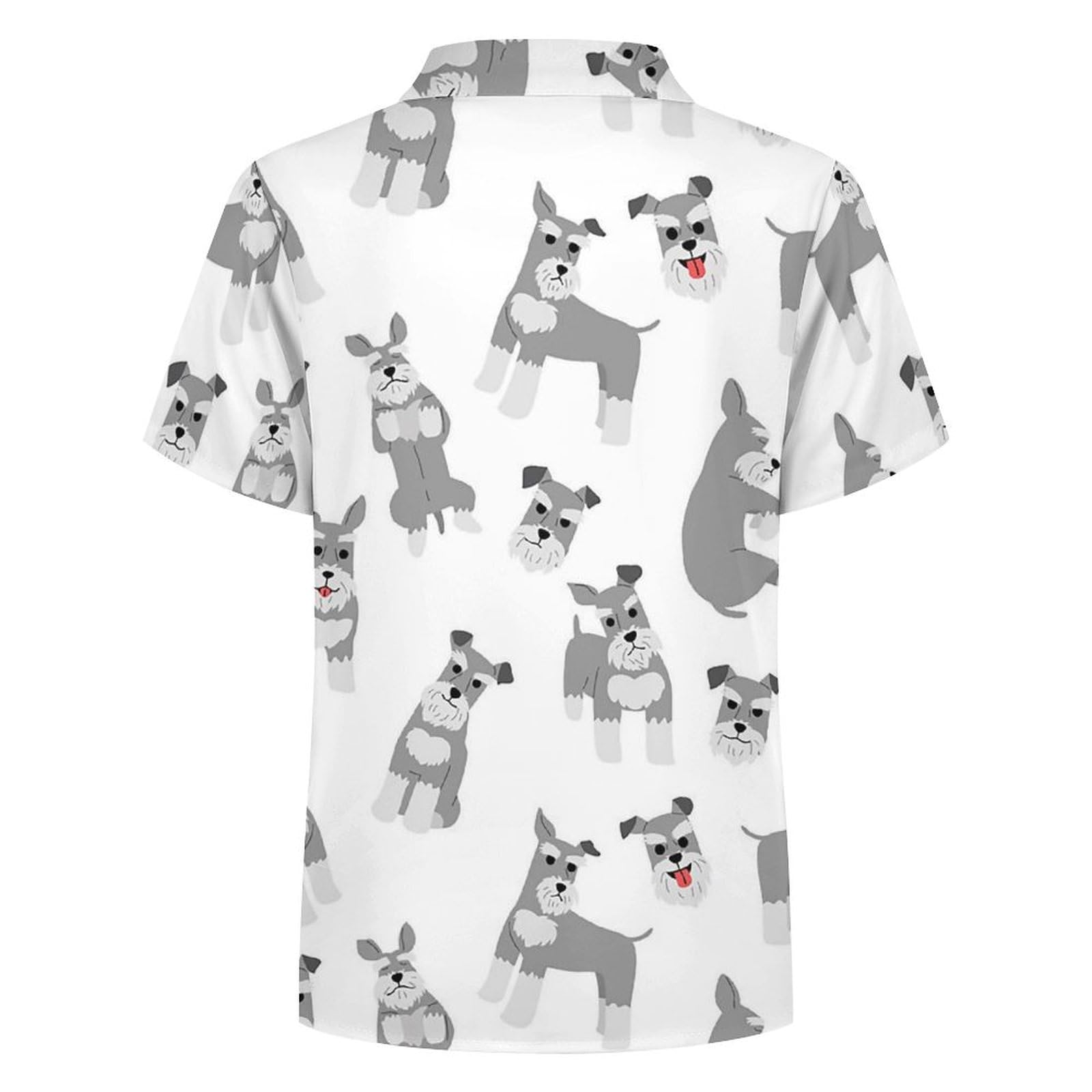 Amazon.co.jp: シャツ ミニチュア・シュナウザー柄 子供服 男の子 半袖