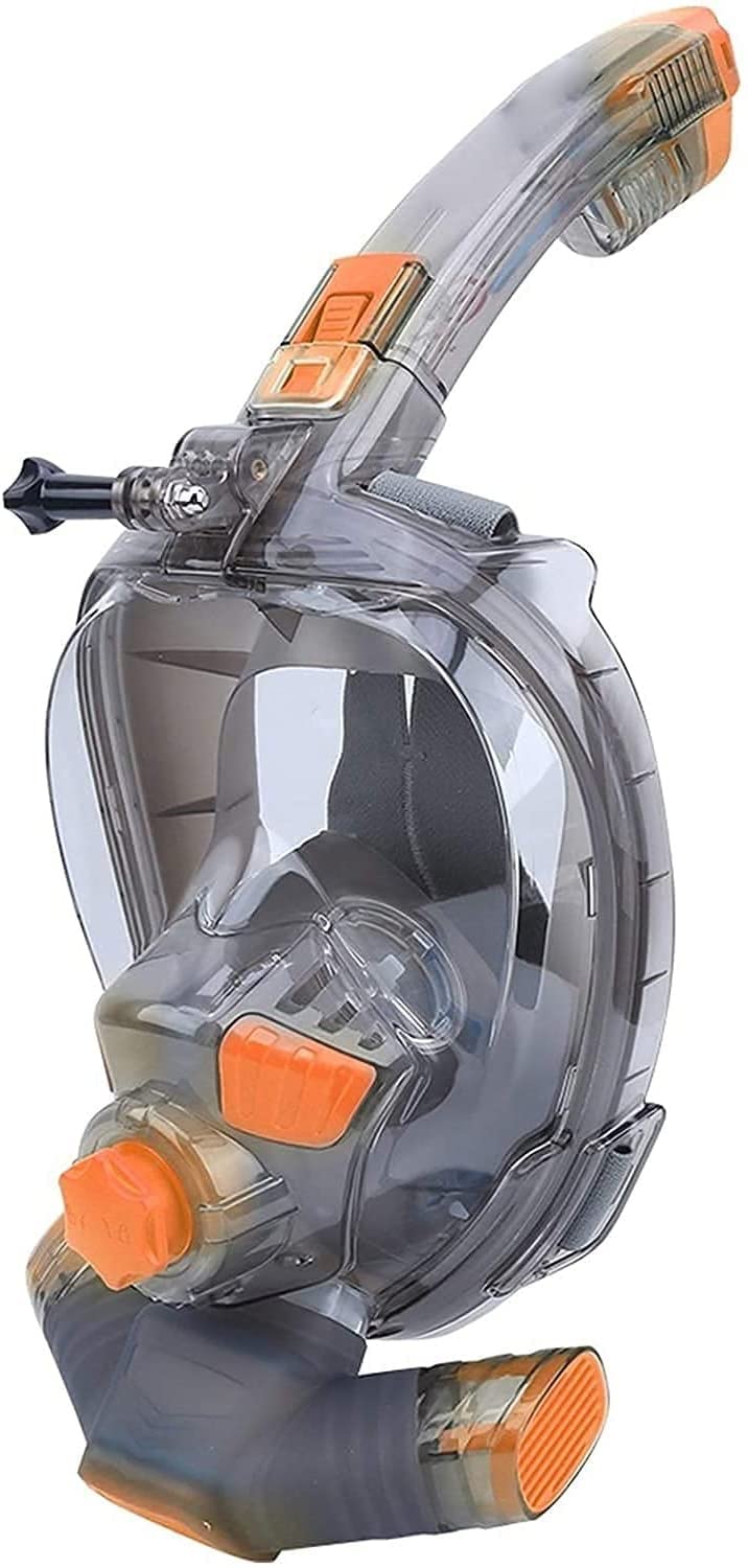 Masques de plongée Masque de plongée intégral Anti-buée sous-Marine avec Vue à 180 degrés Masque de plongée sous-Marine Équipement de plongée Professionnel pour Les Amateurs de plongée