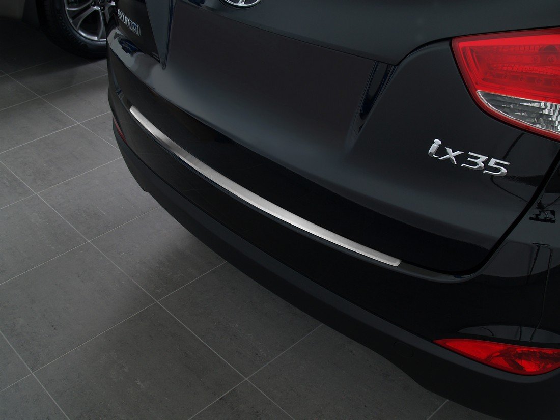 Avisa Stainless Steel Rear Bumper Protector Compatible with Hyundai ix35 2010-