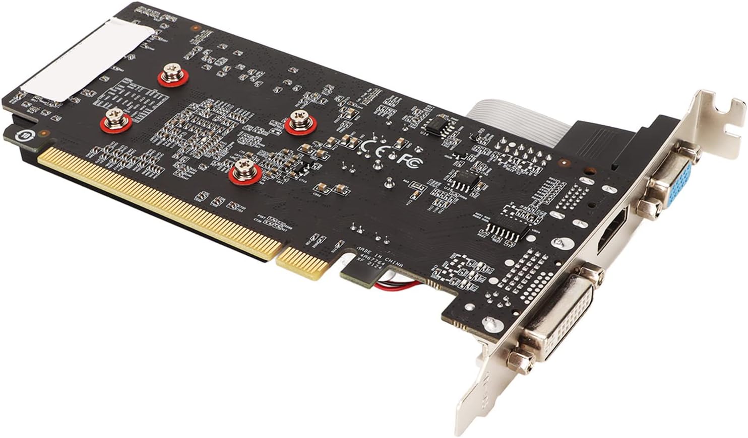 ciciglow Scheda Grafica DDR3 da 1 GB, Schede Grafiche GT220 a 128 Bit con 2 Staffe Interfaccia PCI Express X16 2.0 Scheda Video per Giochi Desktop Che Supporta VGA/HDMI/DVI ciciglow Scheda Grafica DDR3 da 1 GB, Schede Grafiche GT220 a 128 Bit con 2 Staffe Interfaccia PCI Express X16 2.0 Scheda Video per Giochi Desktop Che Supporta VGA/HDMI/DVI