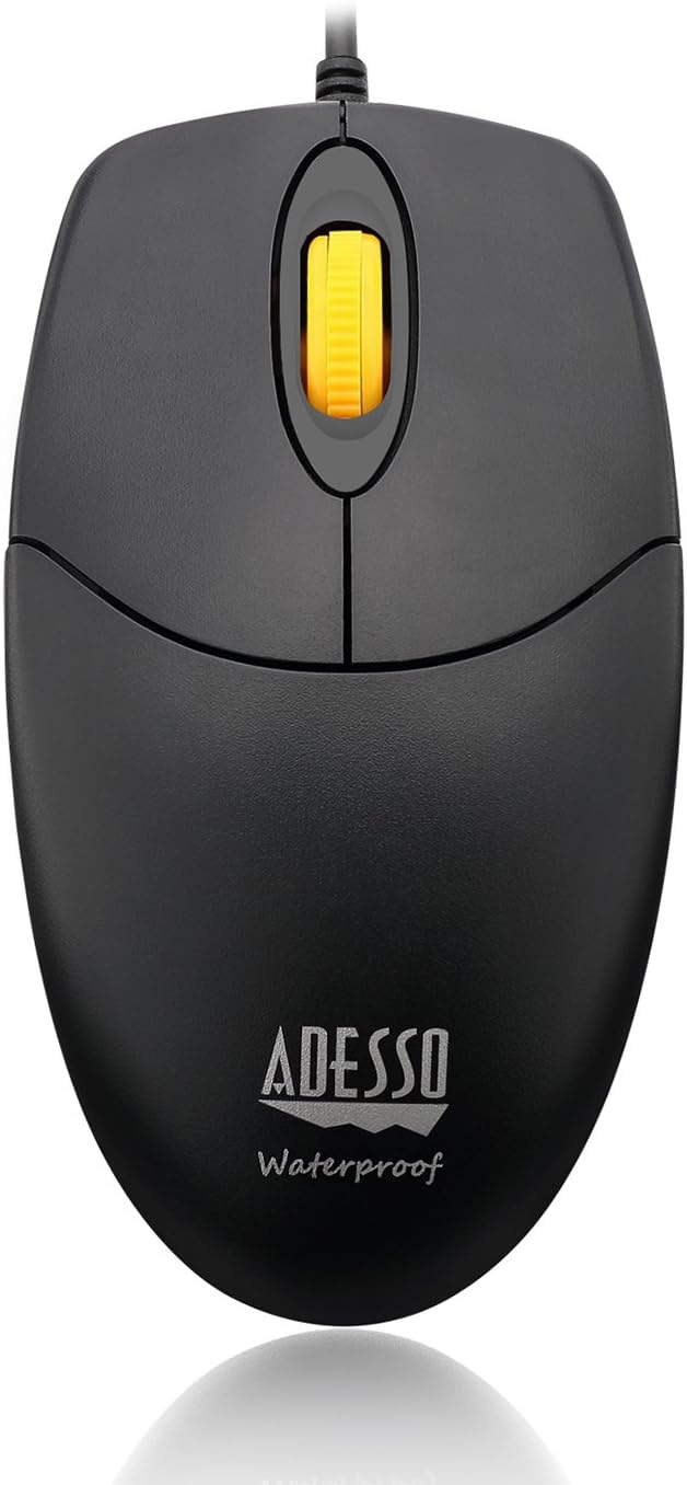 Adesso Imouse W3 Waterproof Mouse with Magnetic Scroll Wheel
