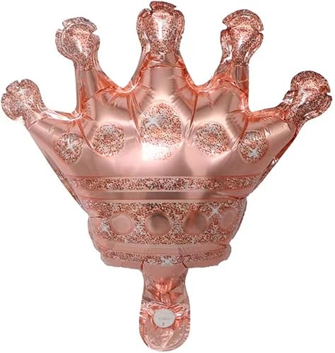 Miniatura 5 de Juego de globos de corona número 50 de oro rosa de 40 pulgadas globos de 50 cumpleaños para hombres y mujeres globos de decoración de aniversario de