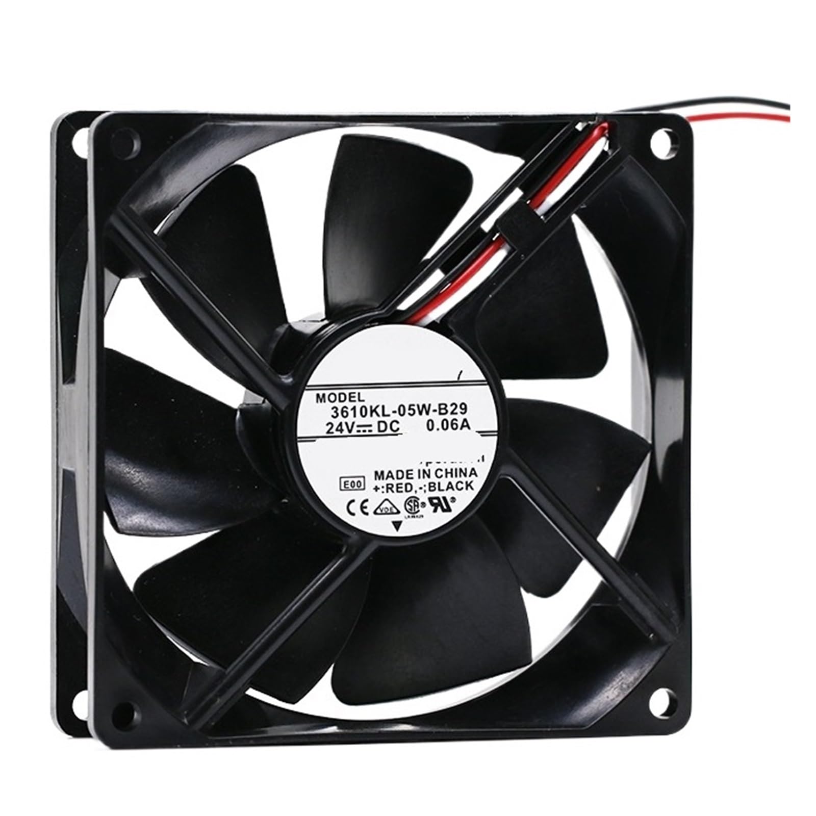 YMUGUEGH 92mm 90mm Cooling Fan 3610kl-05w-b20 3610kl-05w-b29 9025 9225 DC 24V 0.06A 92X92X25mm Fan(3610kl-05w-b20 2wire)
