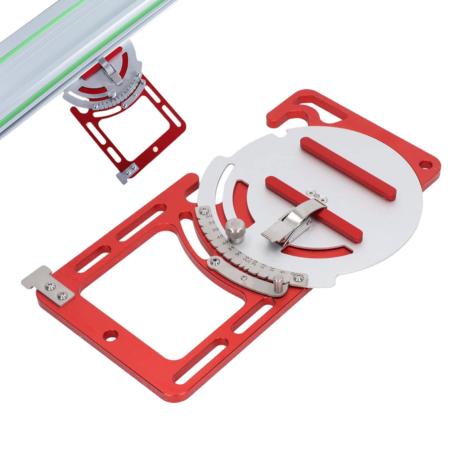 Track Saw Rail, pista de sierra Guía Rail Herramientas de carpintería Guía | Herramientas de carpintería flexibles Angle Stop Accesorios para la fabricación de muebles Fábri