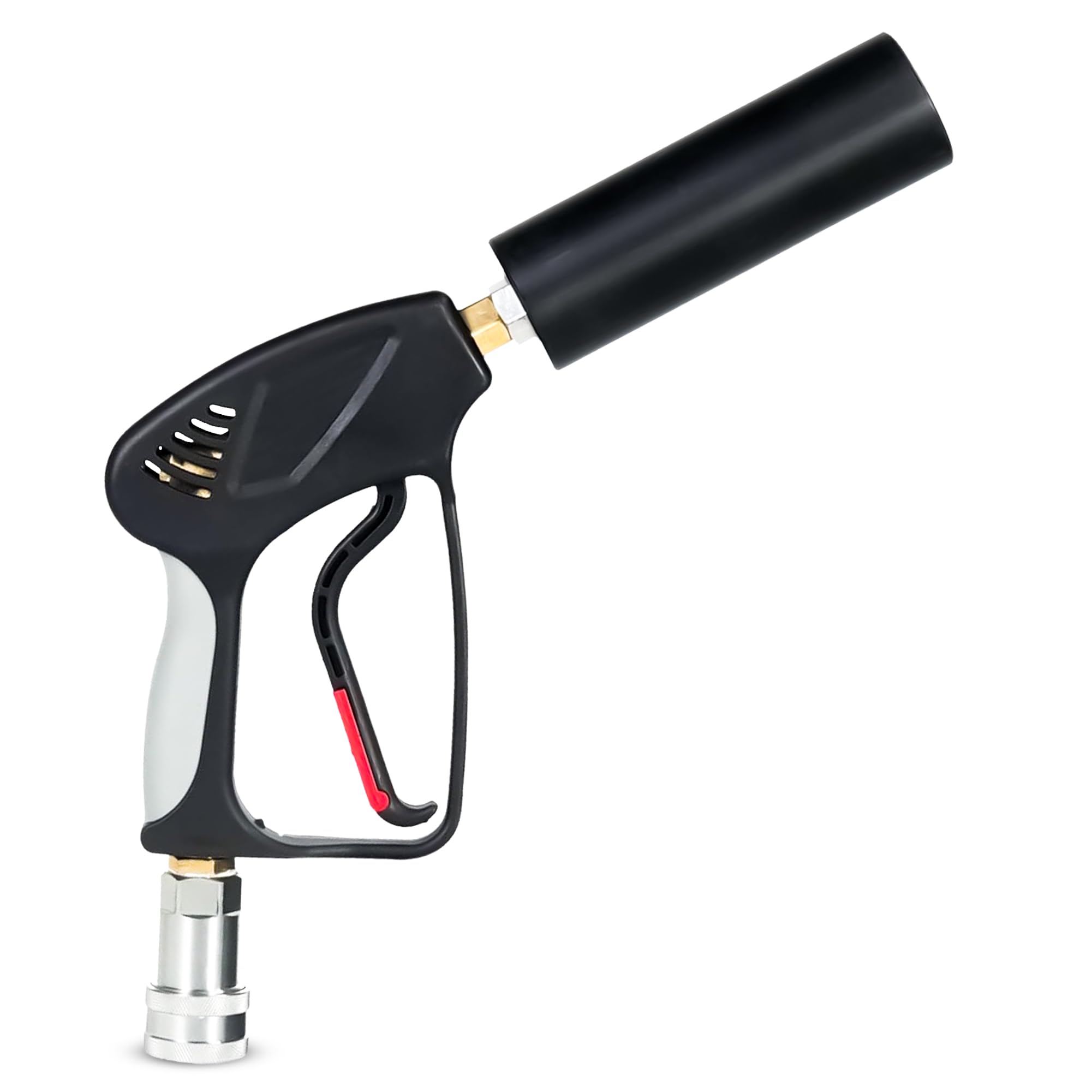 Gun per feste di CO2 con portata di 6 m, cavo da 3 m + tubo di uscita No-Frost | cannone da DJ di alta qualità | adatto per DJ Club Stage palcoscenico | Jet Machine (Mini Gun)