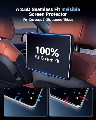 Miniatura 3 de Para 2 piezas 2022 2023 2024 Kia Carnival 12.3 pulgadas pantalla táctil de asiento trasero Protector de pantalla de alta claridad - Accesorios de