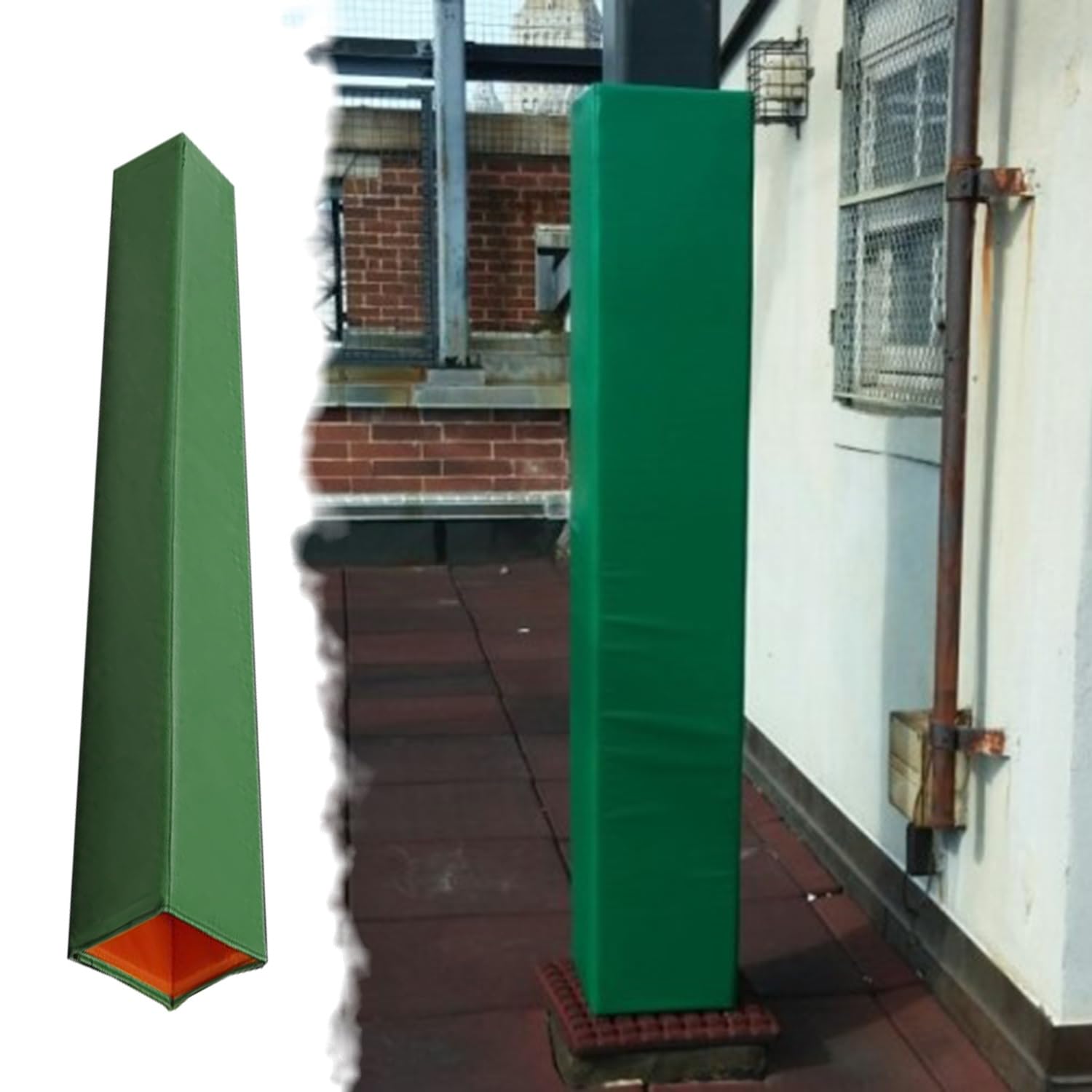 Pole Padding Foam Protector for Sports, Garage, Canopy Poles, Punching Bags, Car Protection - 6ft Outdoor Cushioning