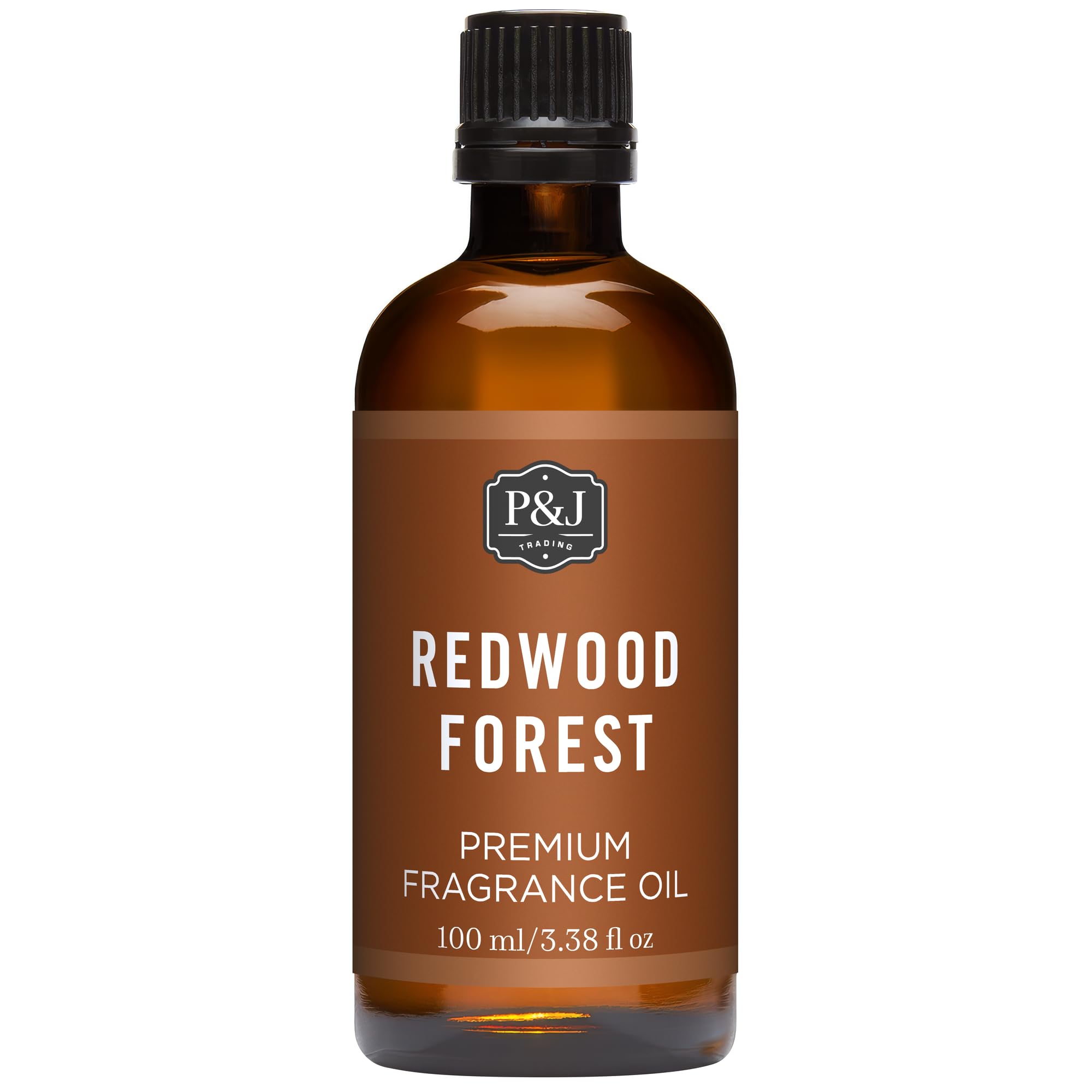 P&amp;J Trading Fragrance | Redwood Forest Oil 100ml - Candle Scents for Candle Making, Freshie, Soap Making Supplies, Diffuser Oil Scents