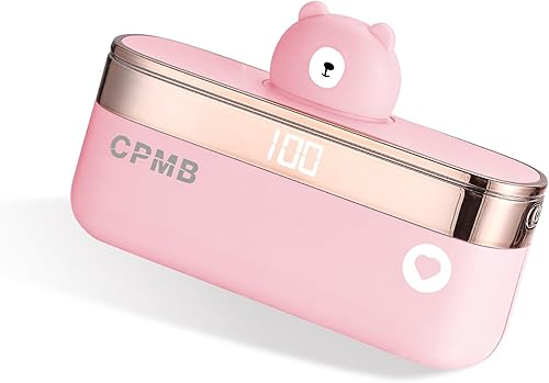 Pequeño banco de energía con cargador portátil de 5,000 mAh de 22.5 W, pantalla digital, Android, batería de banco de energía compatible con Samsung