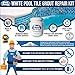 Pool Patch White Pool Tile Grout Repair Kit, 3-Pound, White