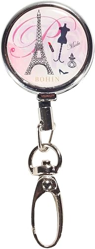 Bohin Tijeras retráctiles Soporte Snap Hook Torre Eiffel