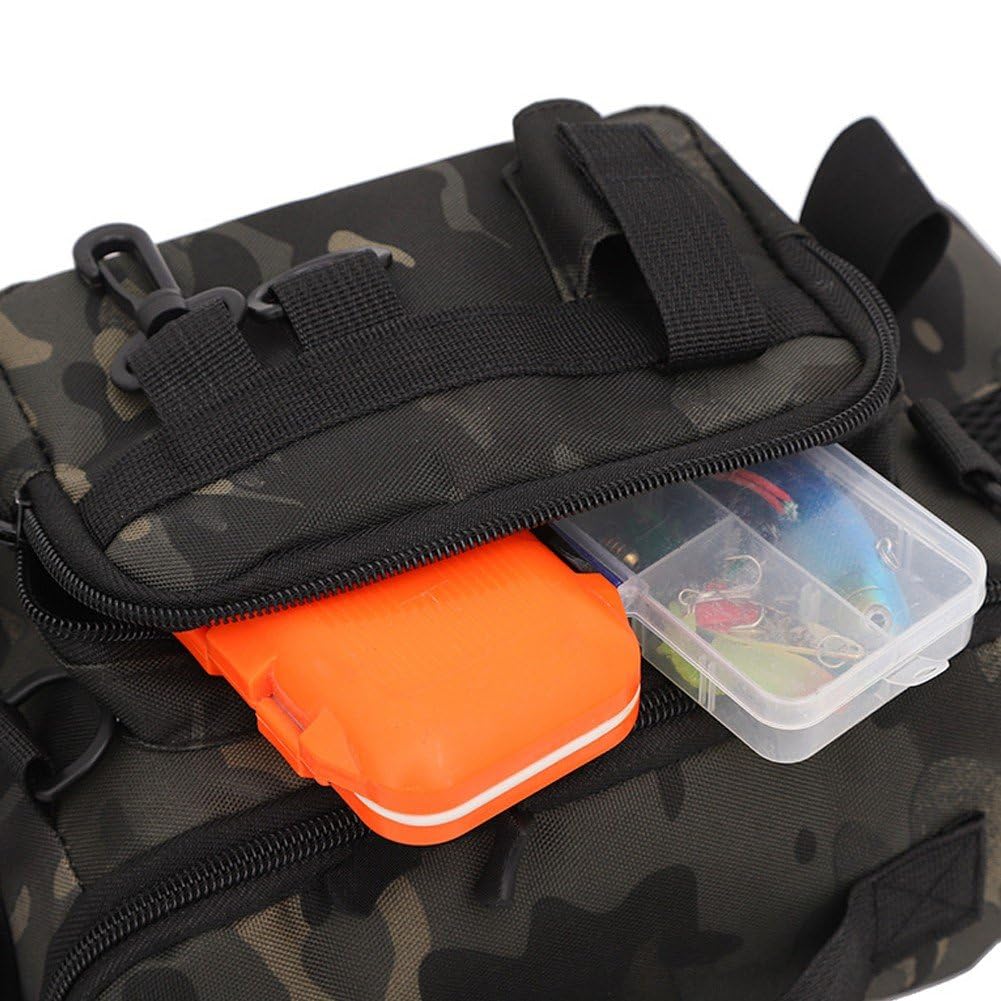 Borsa a Tracolla per Attrezzatura Pesca, Borsa per Riporre L'attrezzatura Portatile Borsa Trasporto Borsa Pesca alla Carpa per Pesca alla Carpa