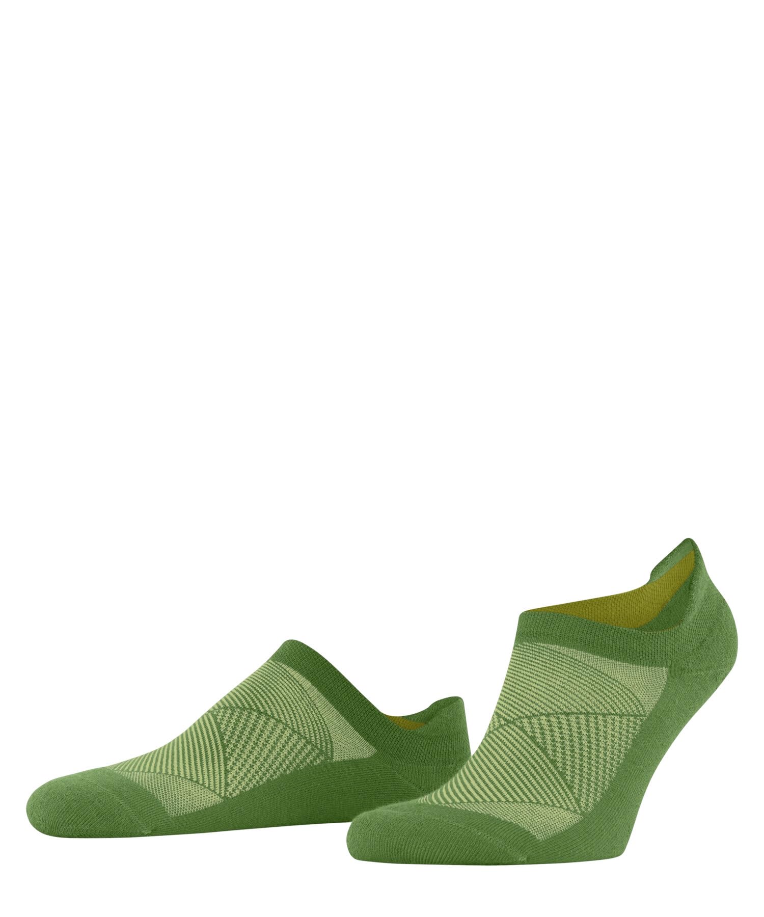 Burlington Men's Green Zest 7481 Athleisure M Sn Soft Breathable Quick Drying Low-Cut Plain 1 Pair Trainer Socks, 8.5-11
