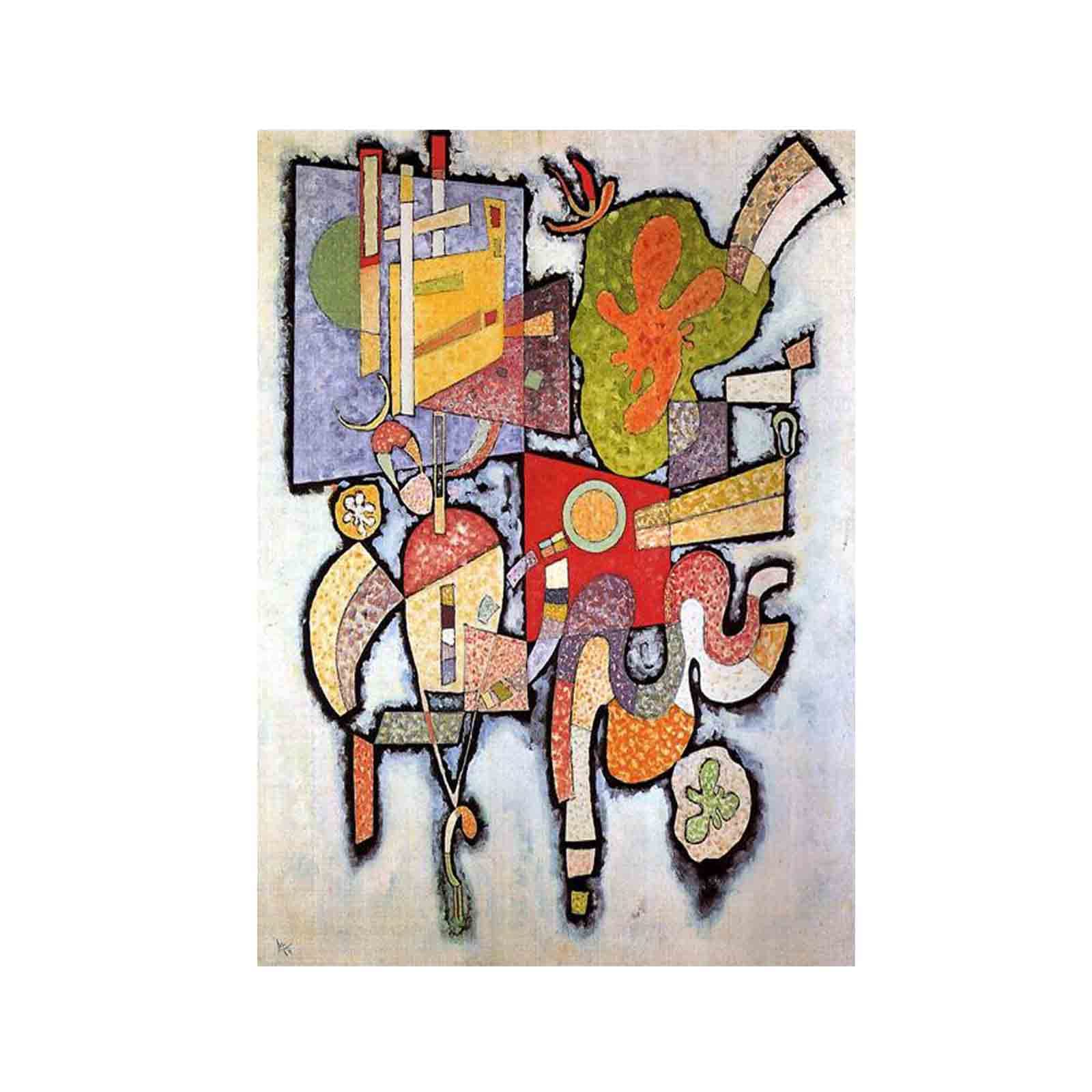 Amazon｜ワシリー・カンディンスキー《複雑なシンプル》複製名画