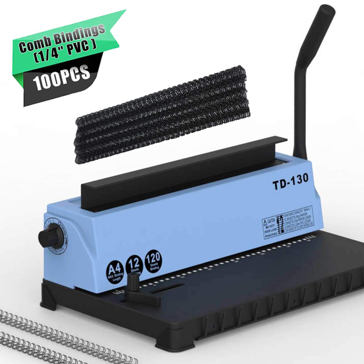 Buy EnweGey Spiral Punching Binding Machine, Adjustable Margin Binding