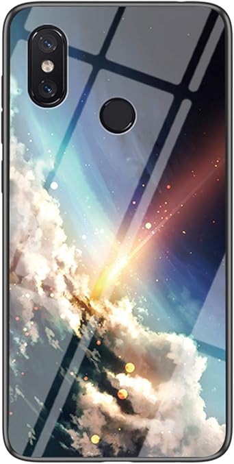 IVY Tempered Glass Starry Sky Case for Xiaomi Mi Max 3 Case - B