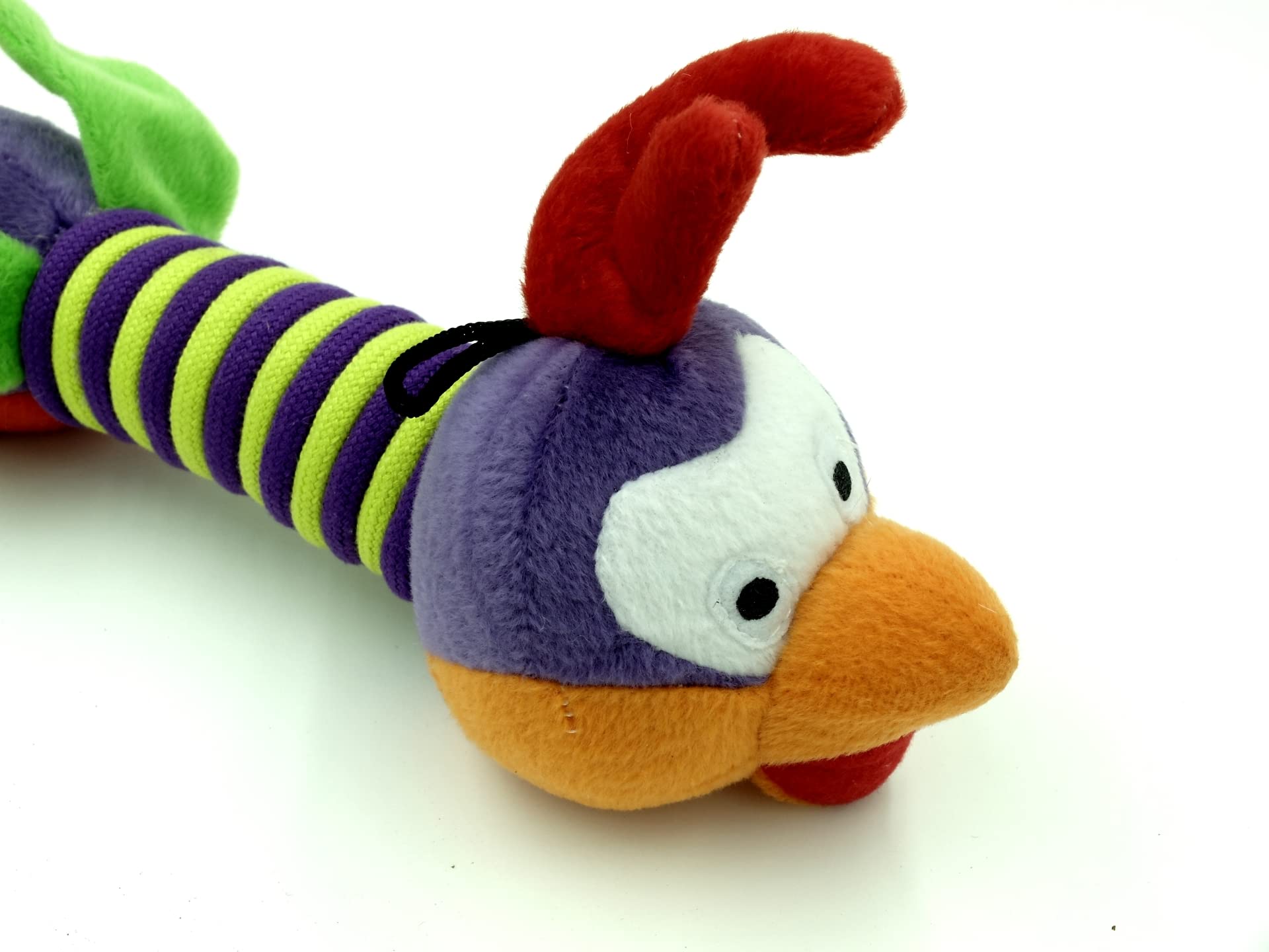 Billipets 30cm Long Bellies Squeaky Durable Dog Toy : Roadrunner/Duck/Dodo Bird (Random style)