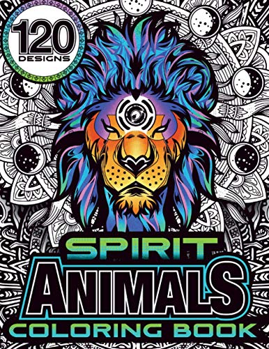 Spirit Animal Coloring Book: 120 Designs
