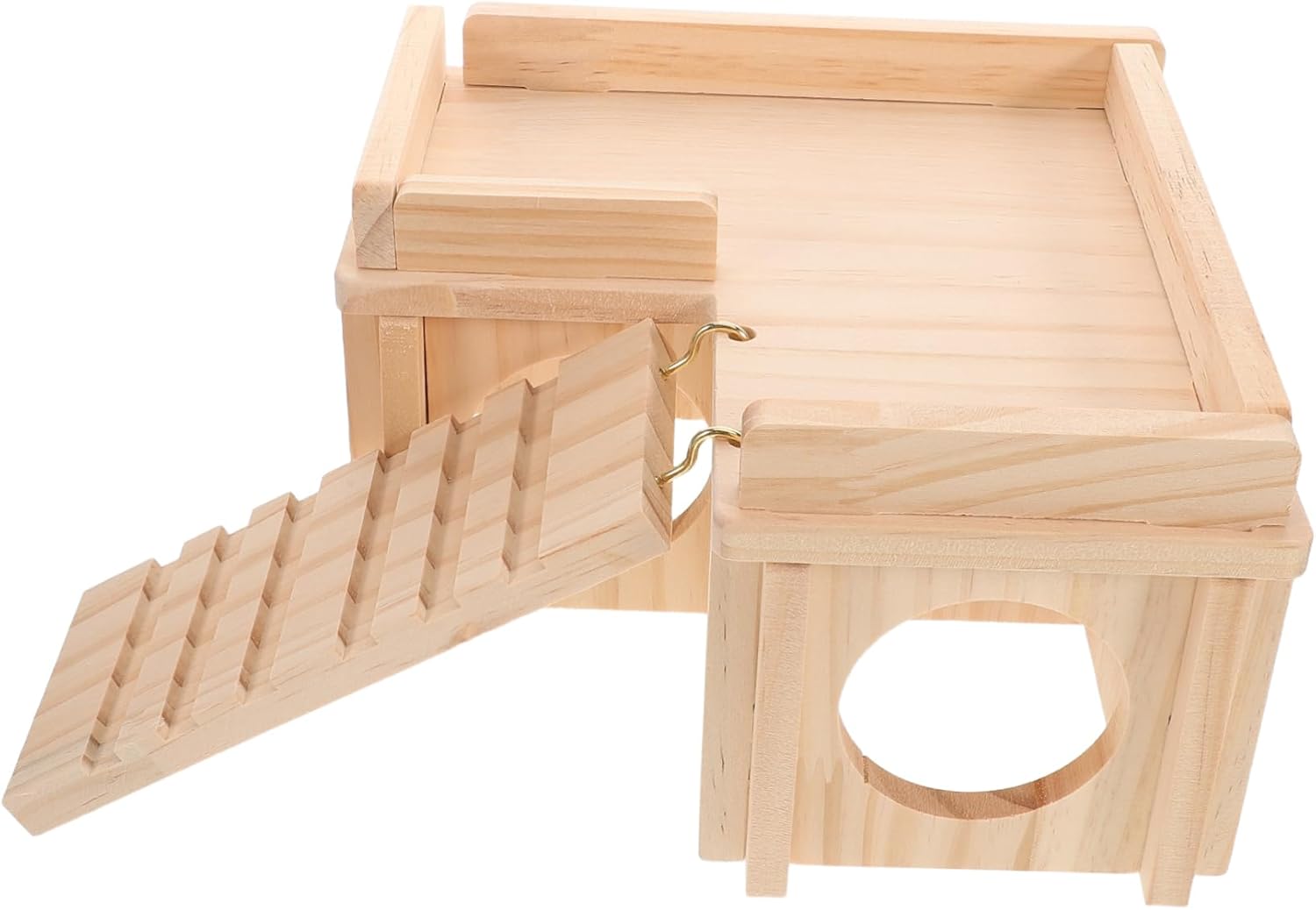 Reptile Hideaway Box Bearded Dragon Enclosure Accessories Climbing Ramp Basking Platform Decor for Tortoise Habitat